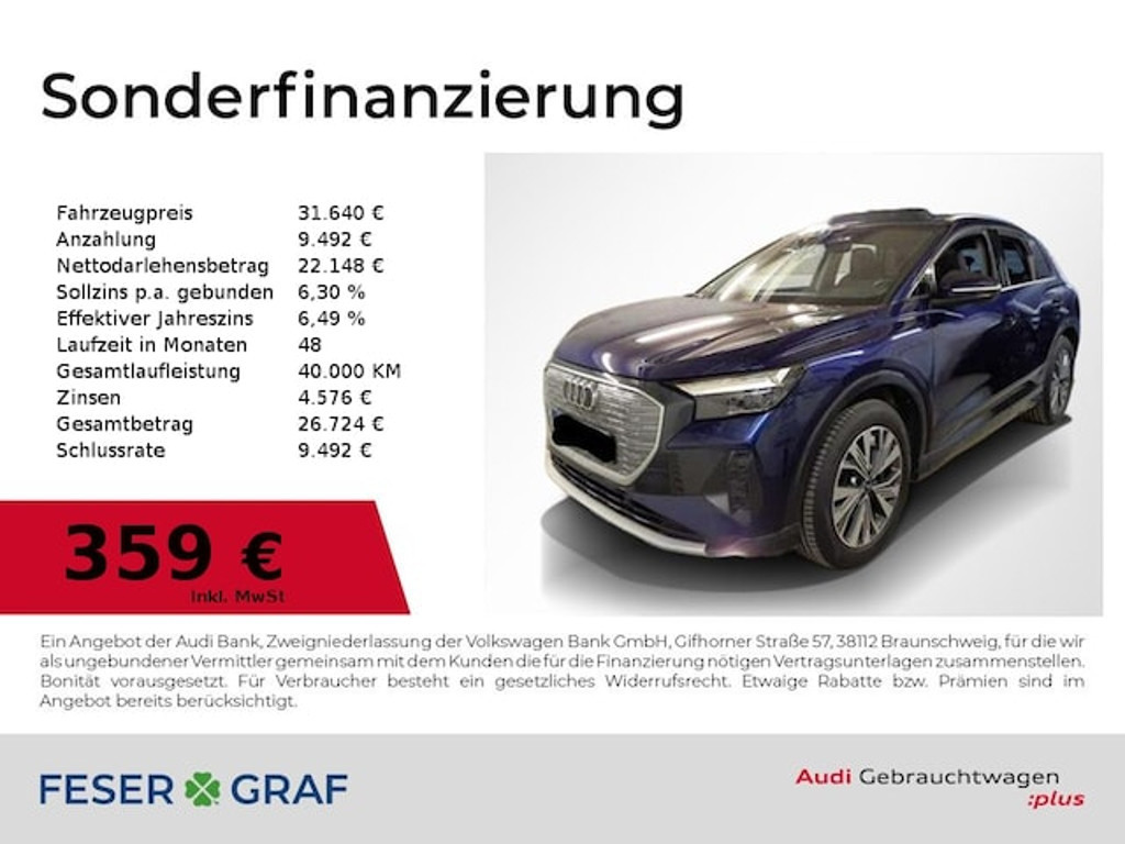 Audi Q4 e-tron 40