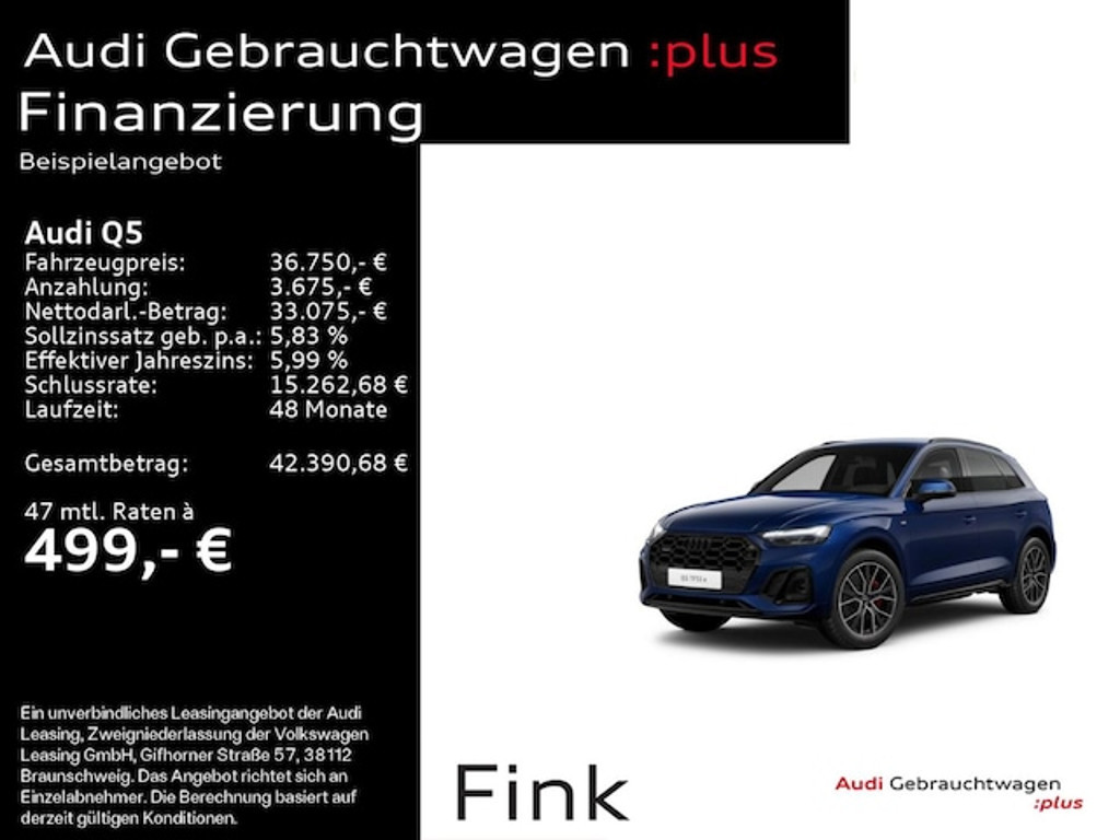 Audi Q5 Quattro S-Line S-Tronic Hybride 50 TFSI