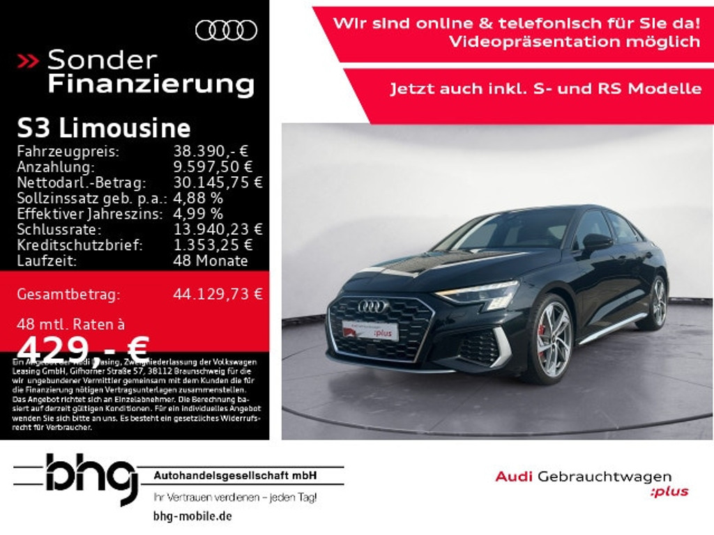 Audi S3 Sedan Quattro S-Tronic