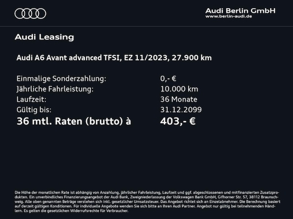 Audi A6 Avant Quattro S-Tronic 45 TFSI