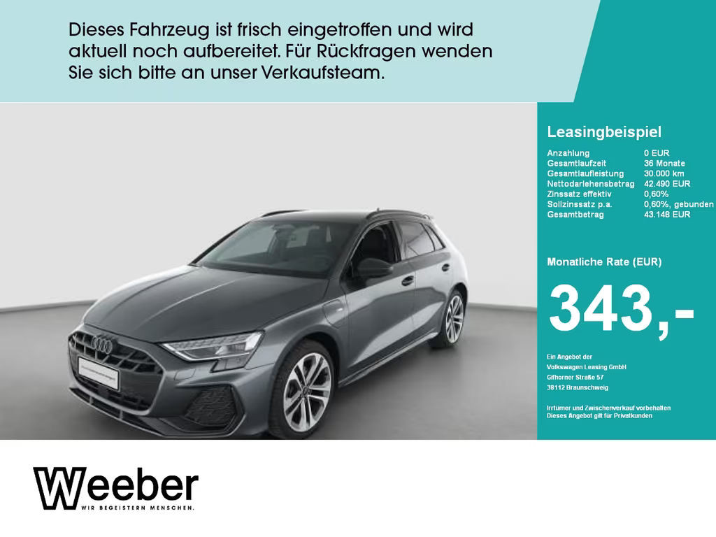 Audi A3 Sportback Sedan S-Line
