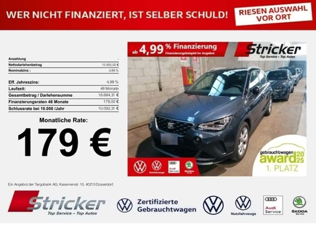 Seat Arona FR-lijn 1.0 TSI Connect