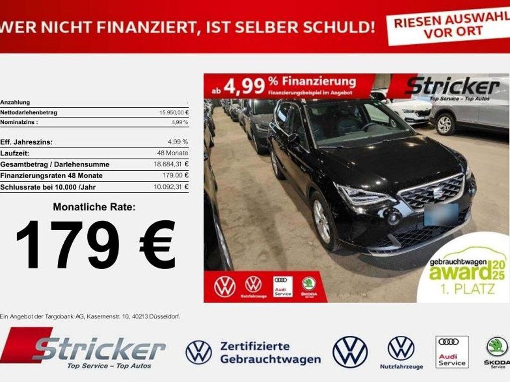Seat Arona FR-lijn 1.0 TSI Connect