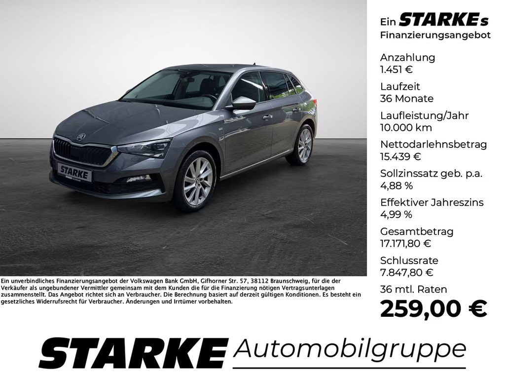 Skoda Scala 1.0 TSI Tour