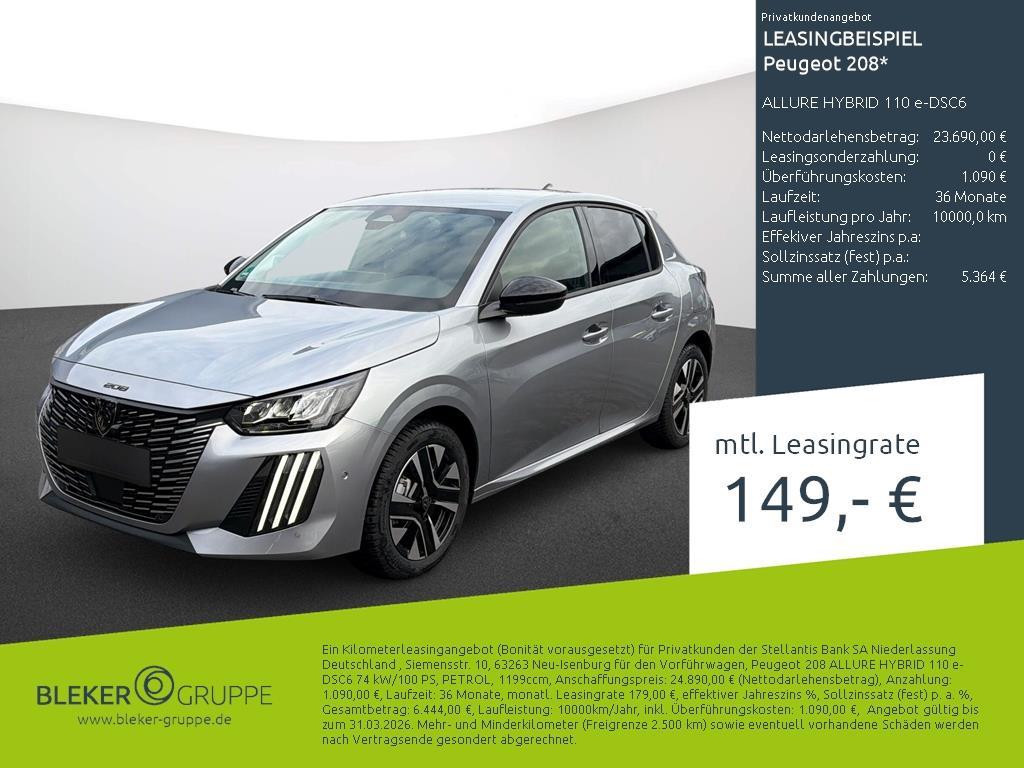 Peugeot e-208 Allure Pack Hybrid