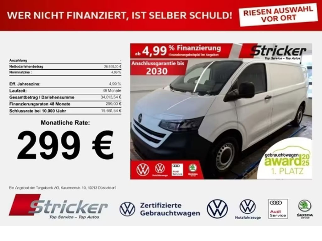 Volkswagen Transporter 2.0 TDI Lang T7