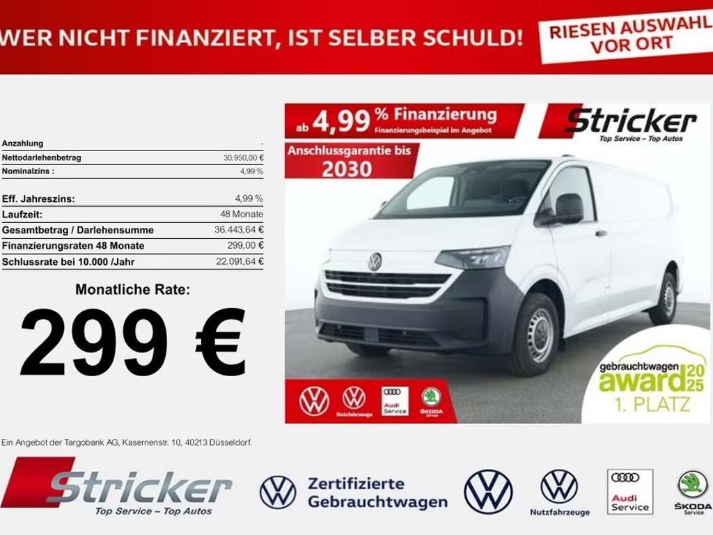 Volkswagen Transporter 2.0 TDI Lang T7
