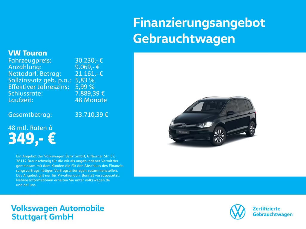 Volkswagen Touran Comfortline DSG 1.5 TSI