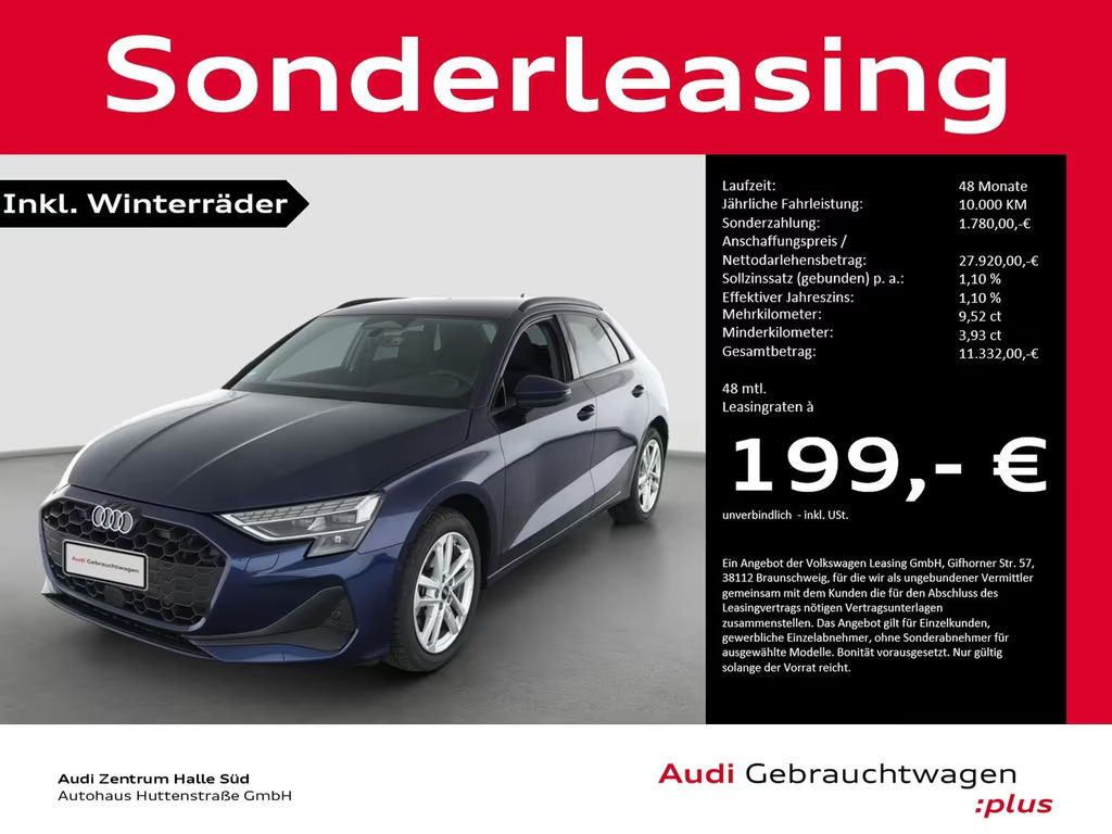 Audi A3 Sportback Sedan