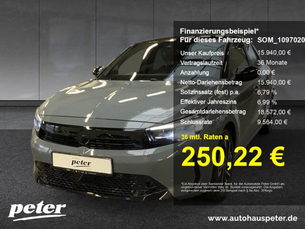 Opel Corsa Grand Sport 1.2 Turbo Turbo GS-Line