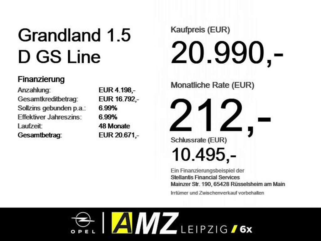 Opel Grandland Grand Sport 1.5 Turbo 1.5 CDTI GS-Line