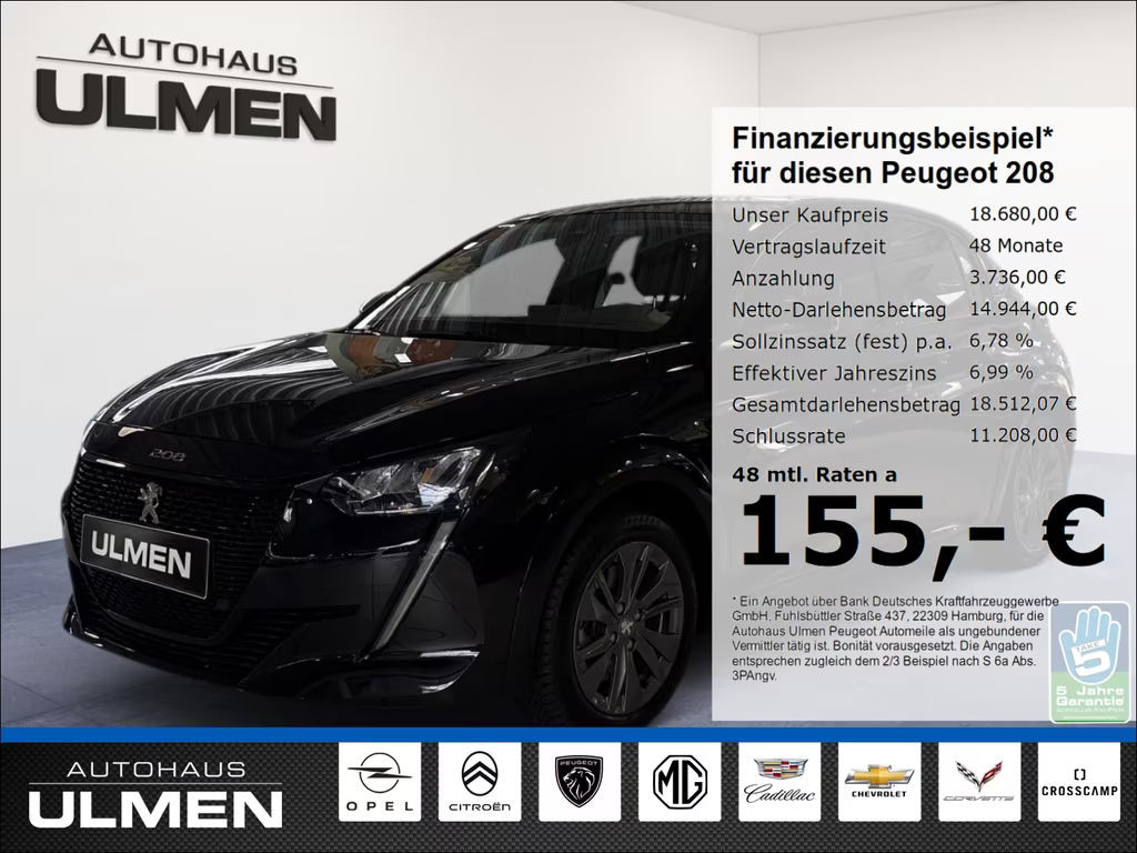 Peugeot e-208 Allure Pack