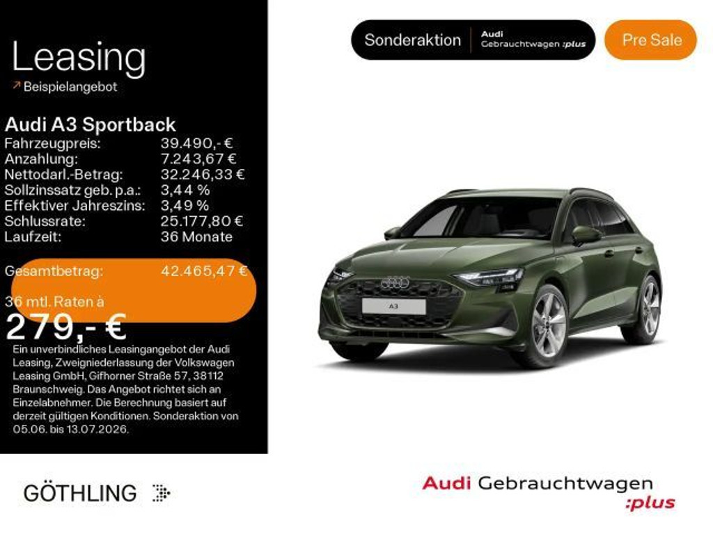 Audi A3 Sedan Hybride