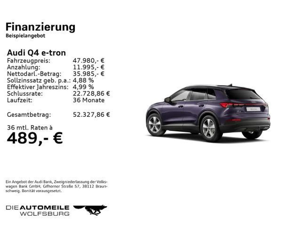 Audi Q4 e-tron