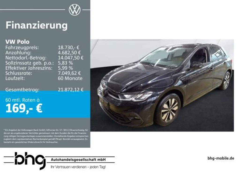 Volkswagen Polo 1,0 l TSI OPF GOAL ACC TravelAssist Navi co