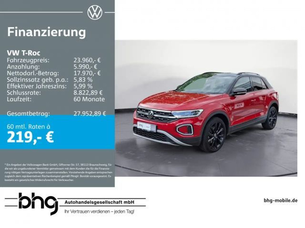 Volkswagen T-Roc DSG Style