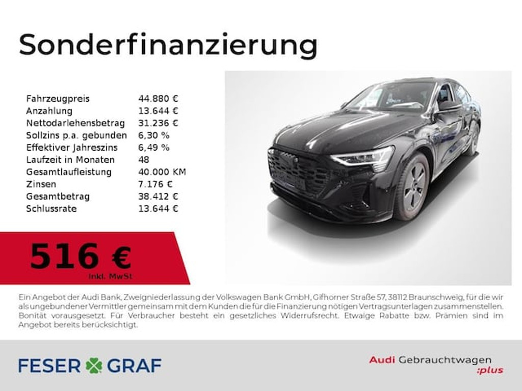 Audi Q8 e-tron Sportback Quattro S-Line 50