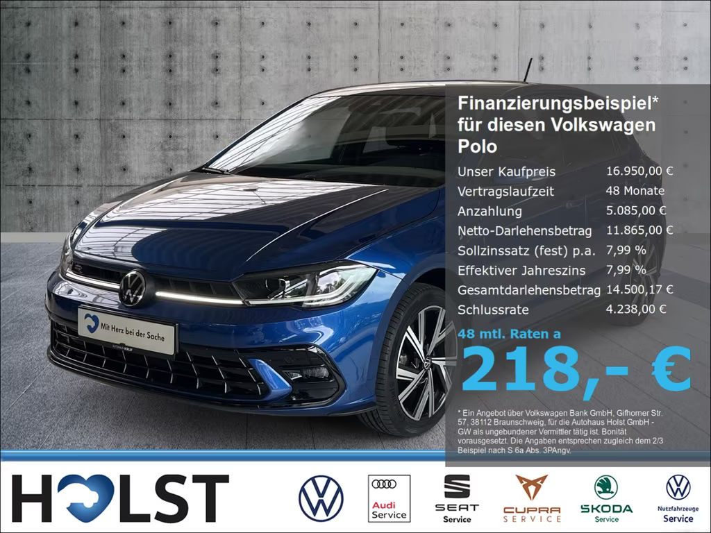 Volkswagen Polo R-Line 1.0 TSI IQ.Drive