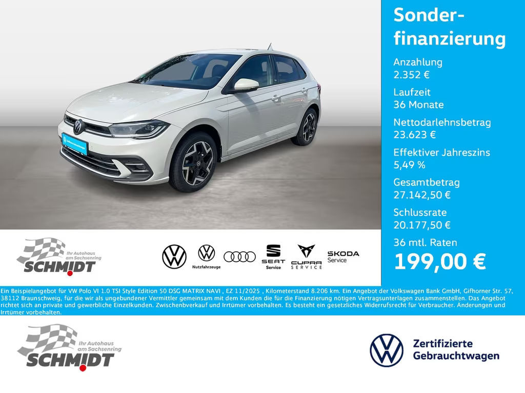 Volkswagen Polo DSG Style 1.0 TSI