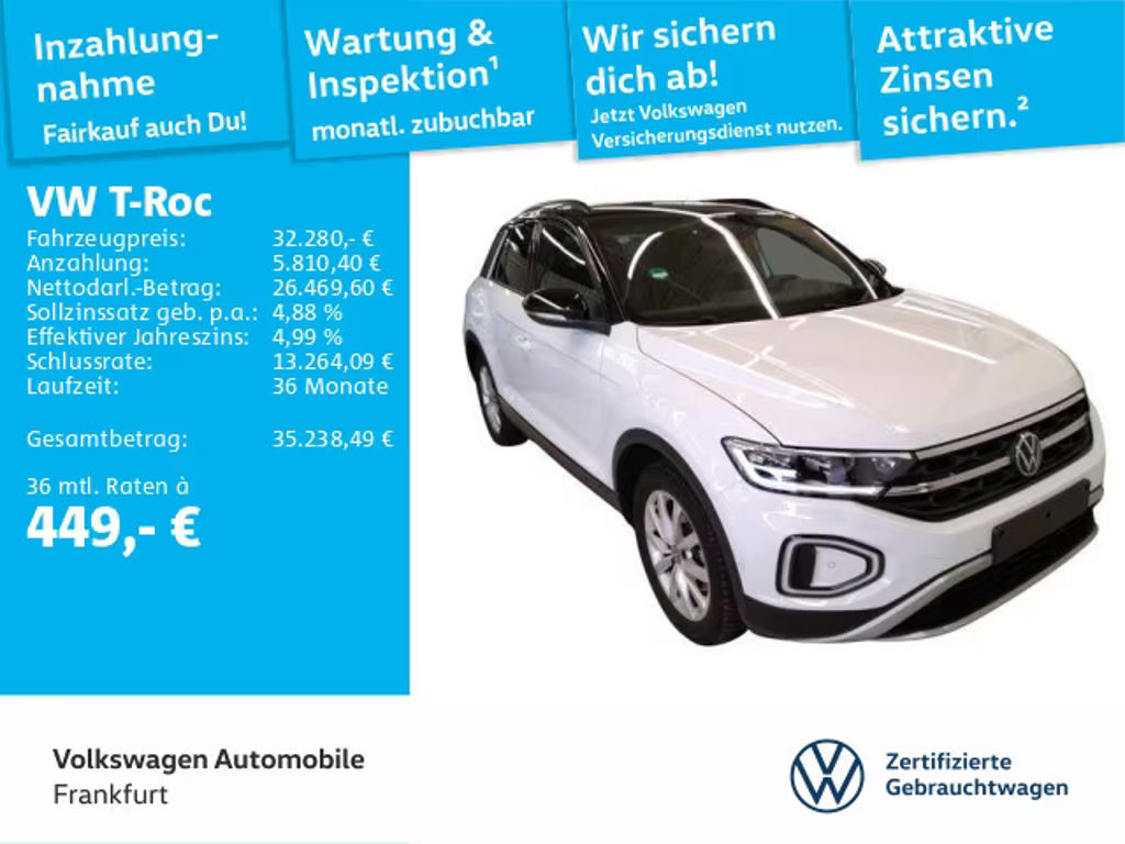 Volkswagen T-Roc Style 2.0 TDI