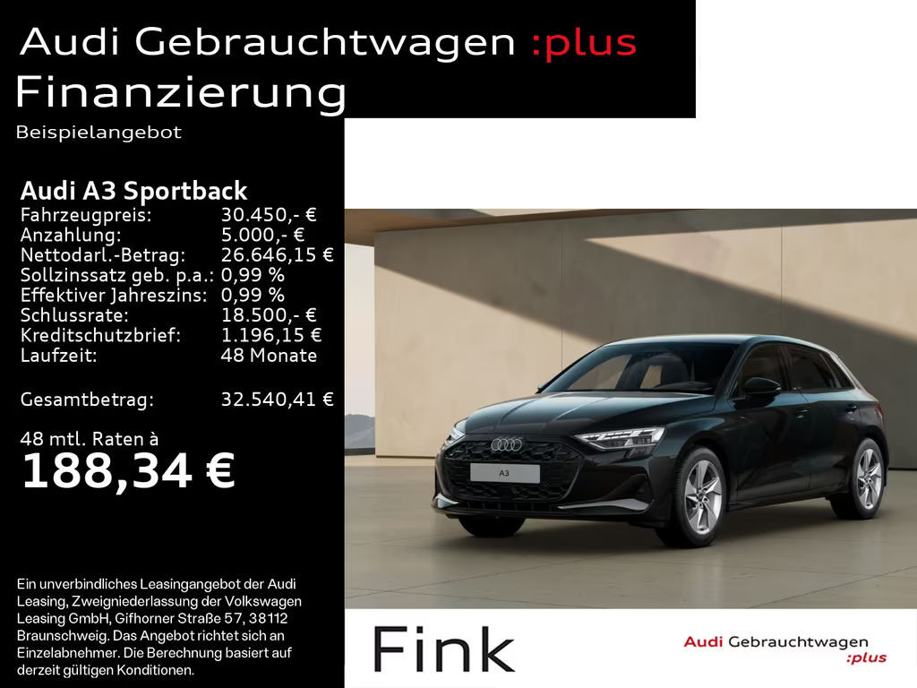 Audi A3 Sportback Sedan 35 TFSI