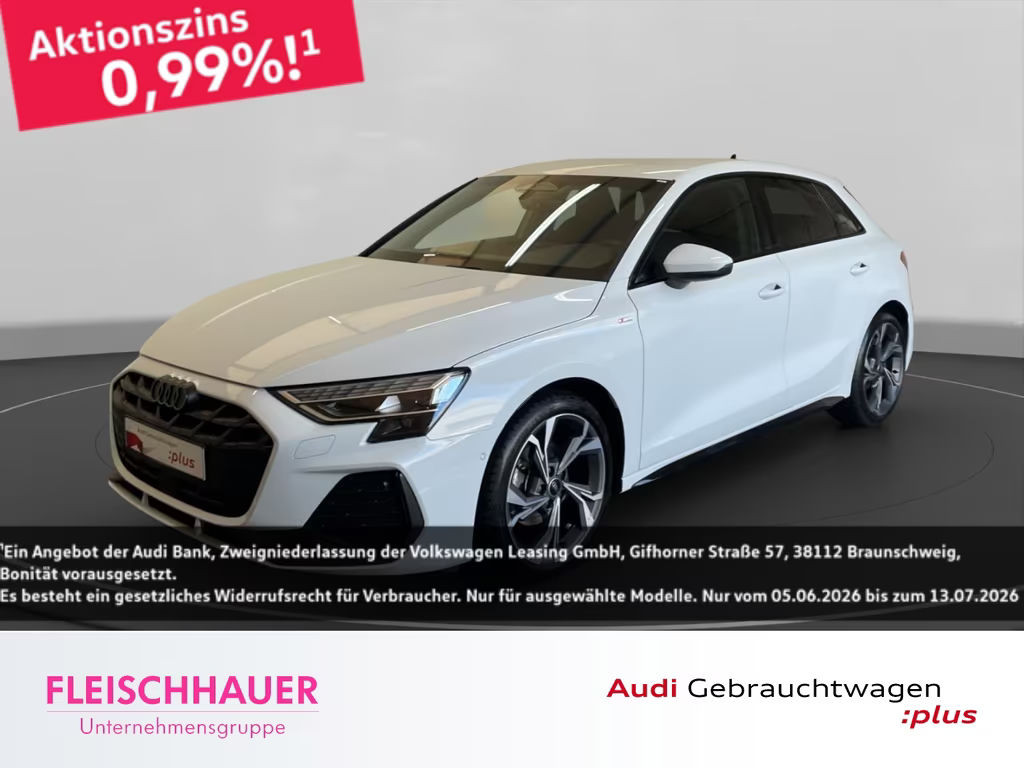 Audi A3 Sportback Sedan S-Line 1.5 TFSI