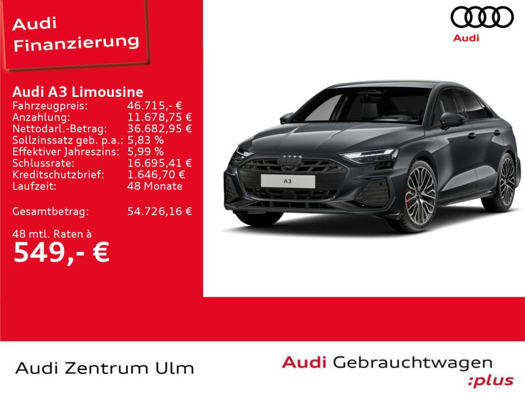 Audi A3 Sedan S-Line