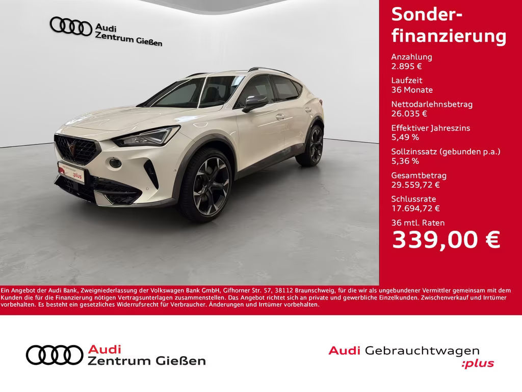 Cupra Formentor 2.0 TSI DSG VZ