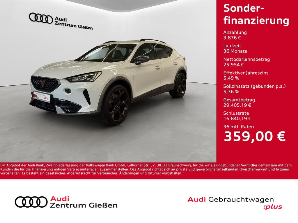Cupra Formentor 4Drive 2.0 TSI DSG VZ