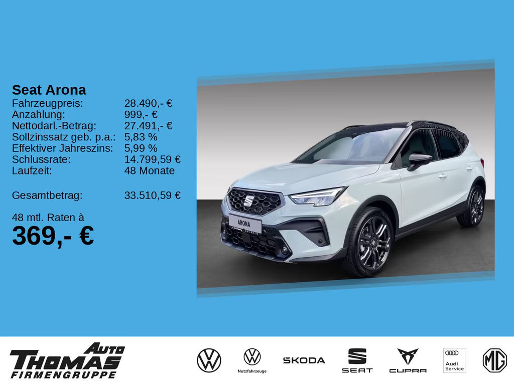 Seat Arona FR-lijn 1.0 TSI
