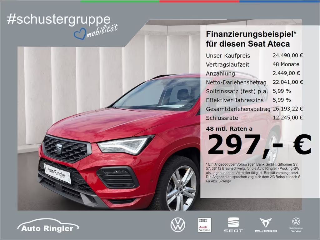 Seat Ateca FR-lijn 1.5 TSI