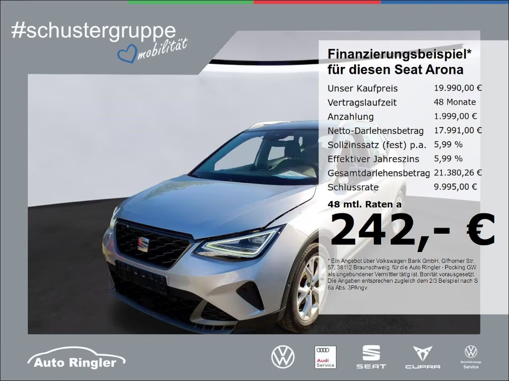 Seat Arona FR-lijn 1.5 TSI