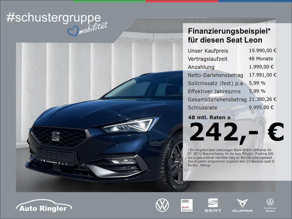 Seat Leon 2.0 TDI FR-lijn Sportstourer DSG