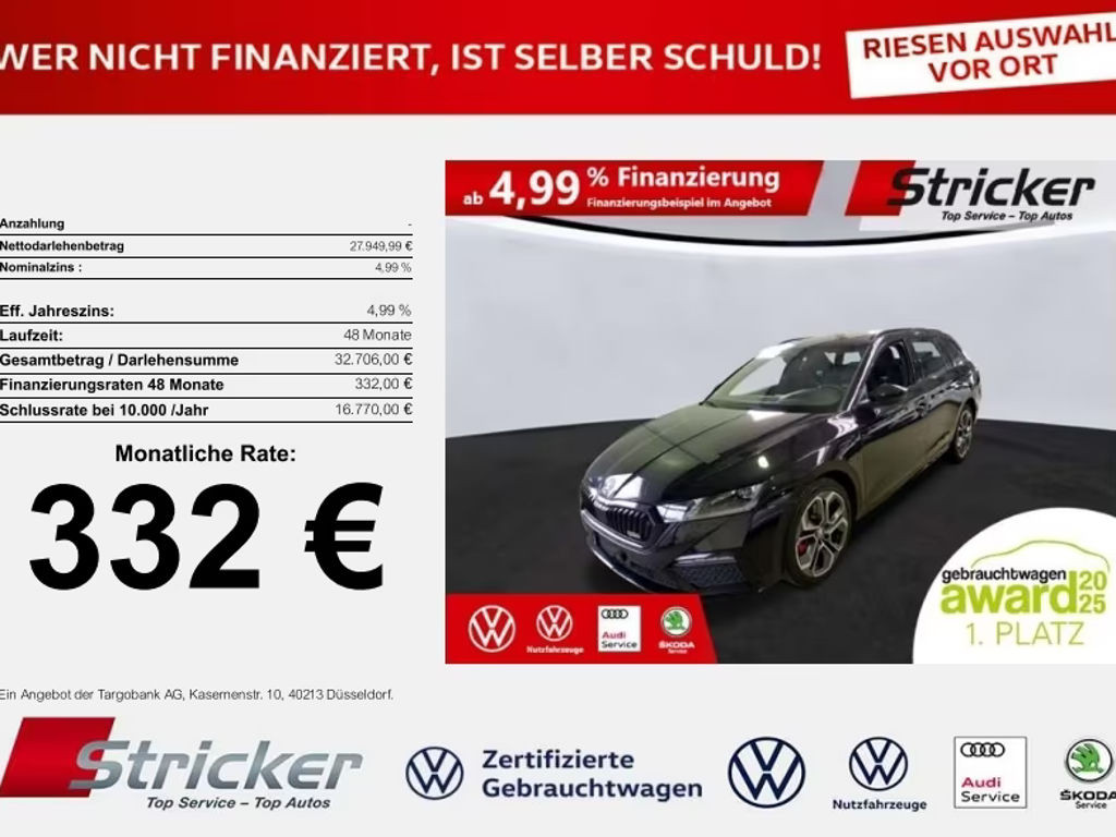 Skoda Octavia Combi RS PlugIn-Hybrid 1.4 TSI