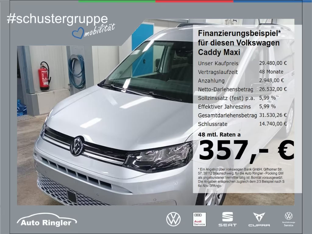 Volkswagen Caddy DSG Life Maxi