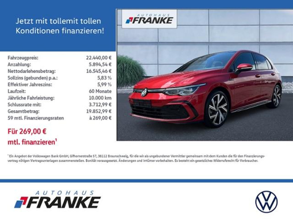 Volkswagen Golf R-Line 1.5 TSI Golf VIII