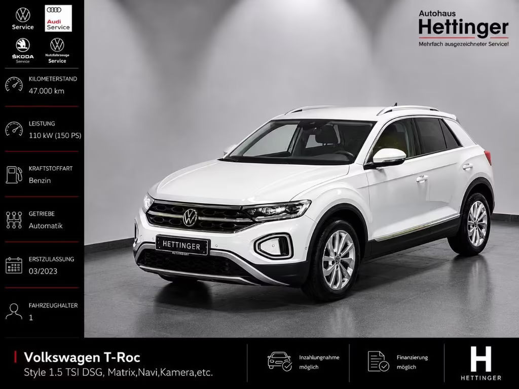 Volkswagen T-Roc DSG Style 1.5 TSI