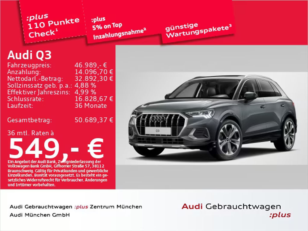 Audi Q3 Quattro S-Tronic 40 TDI