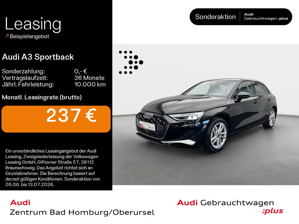 Audi A3 Sportback Sedan