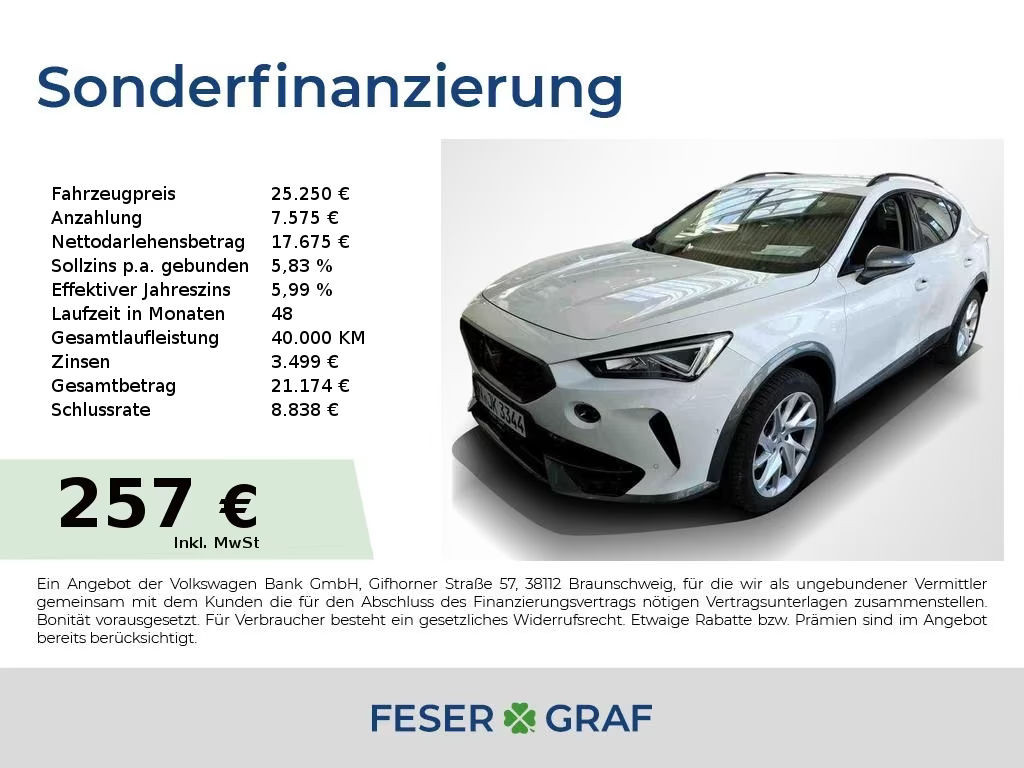 Cupra Formentor 1.5 TSI DSG