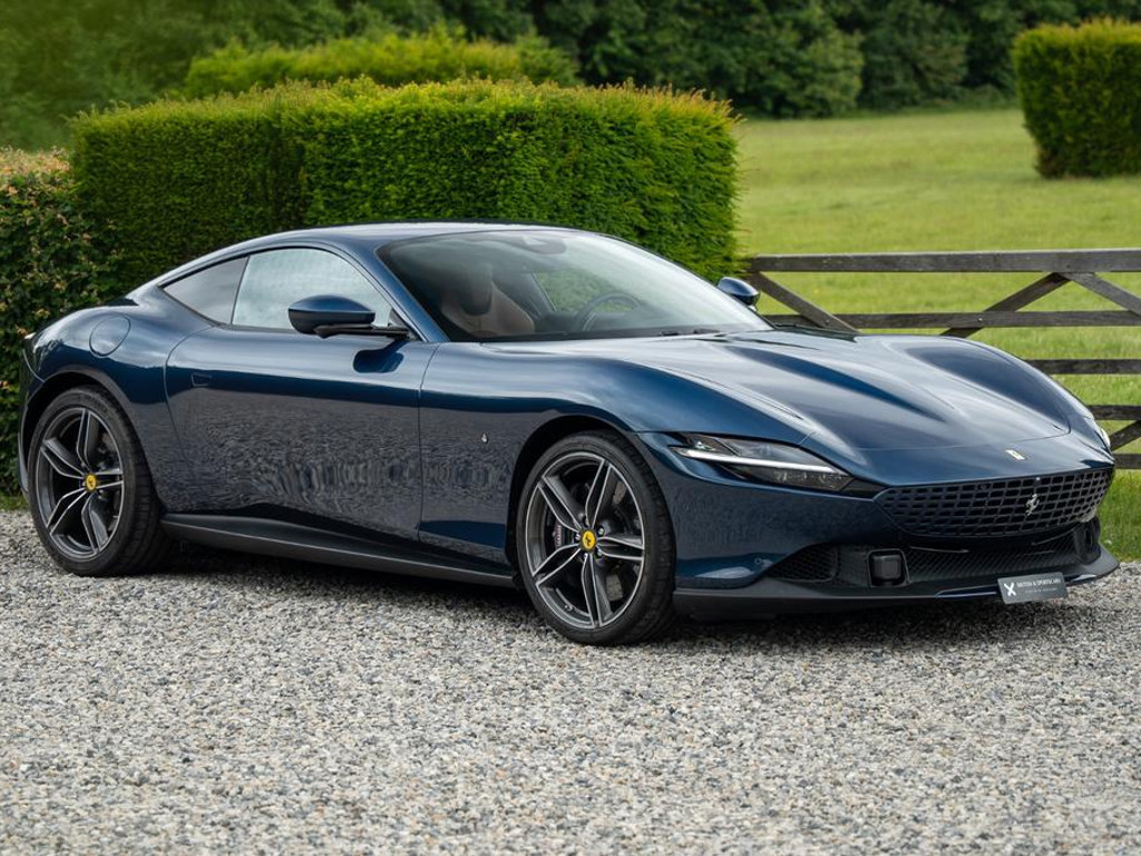 Ferrari Roma Blu Swaters | Brown interior | 1 Owner