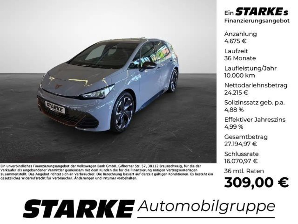 Cupra Born LED Navi Spurhalte Kamera PDC