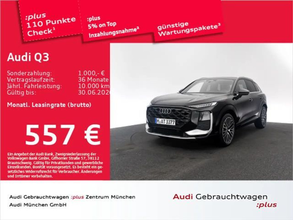 Audi Q3 Quattro S-Line S-Tronic