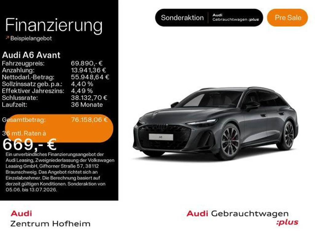 Audi A6 Quattro S-Line Hybride