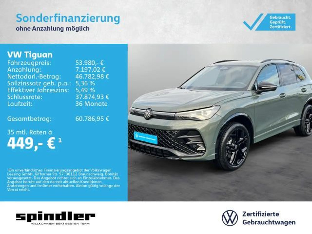 Volkswagen Tiguan DSG R-Line 2.0 TDI