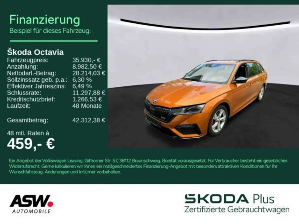Skoda Octavia Combi 4x4 RS 2.0 TDI