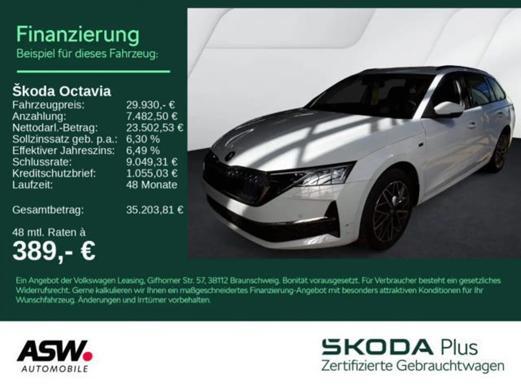 Skoda Octavia Combi 2.0 TDI Tour