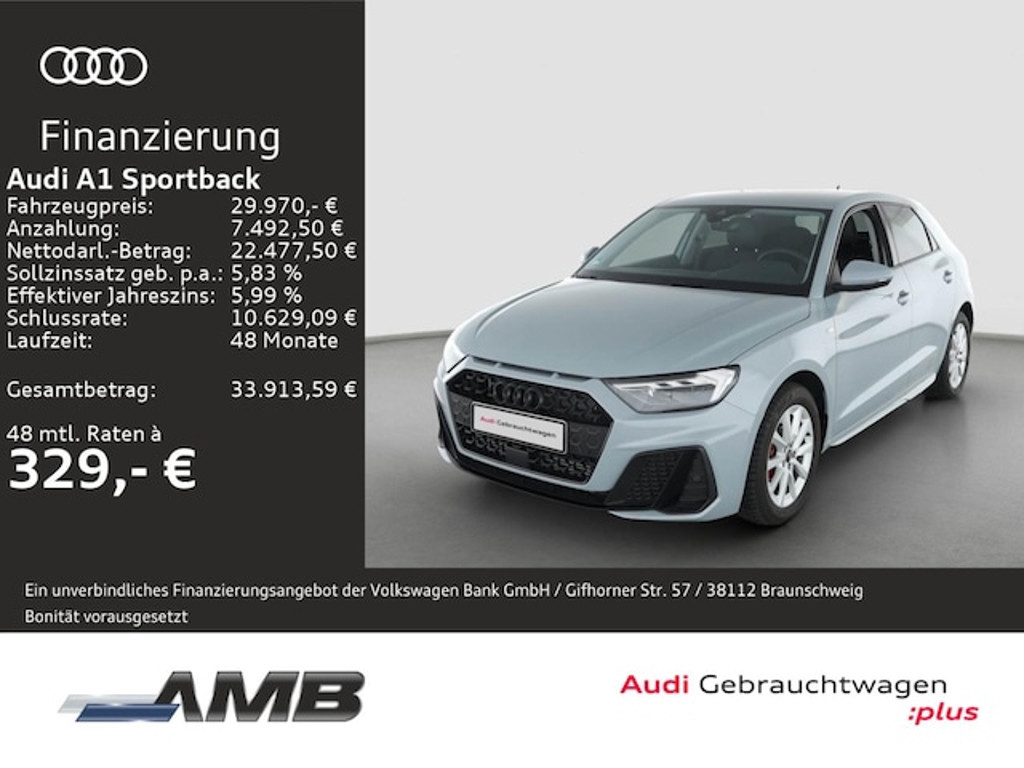 Audi A1 Sportback S-Line S-Tronic 40 TFSI