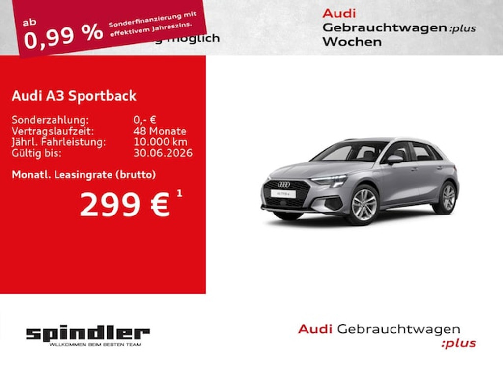 Audi A3 Sportback S-Tronic Hybride 40 TFSI