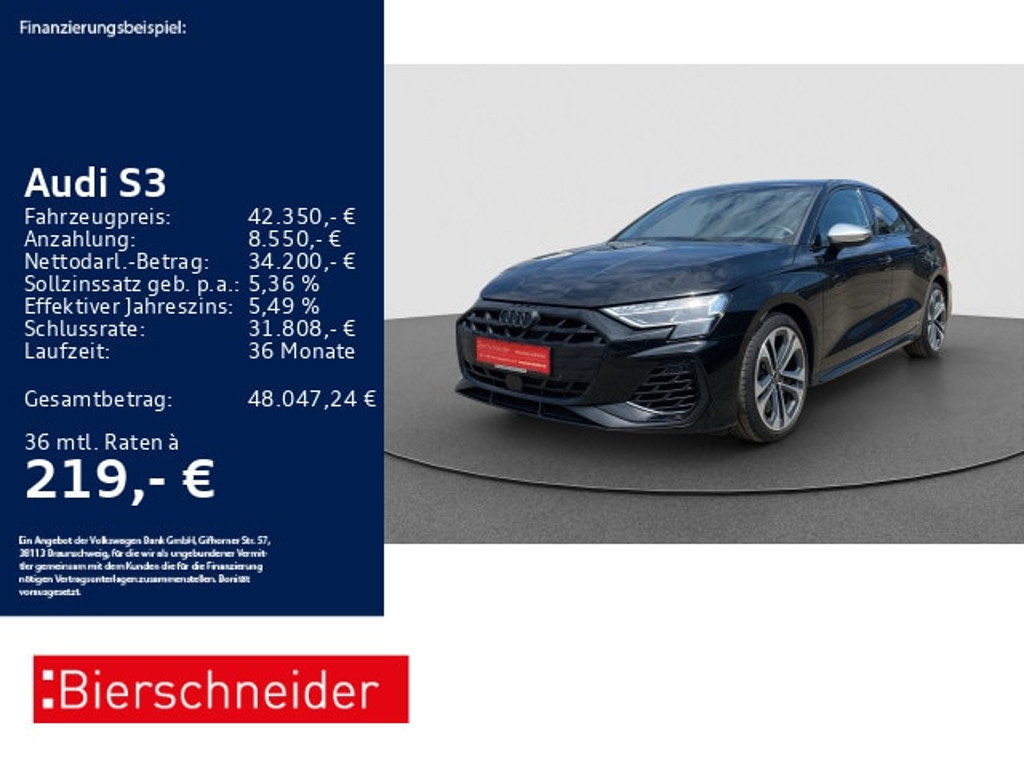 Audi S3 Sedan Quattro S-Tronic